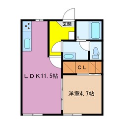 メゾン　ド　フルールの物件間取画像